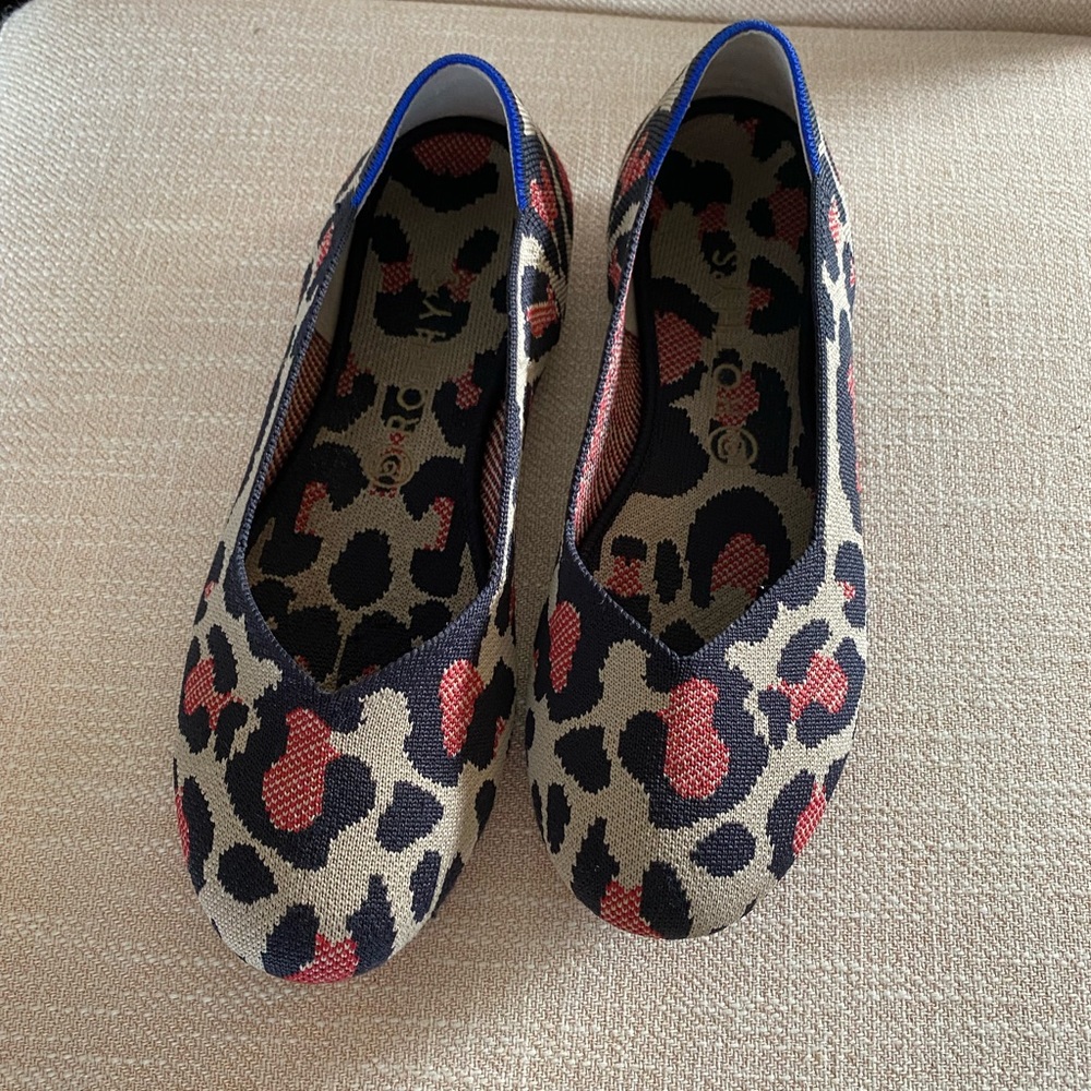 GUC Rothy’s Red Cat Flats Sz 10.5